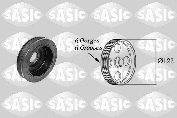 Belt Pulley, crankshaft 2154025