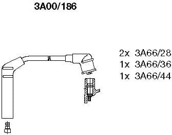 Ignition Cable Kit 3A00/186