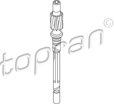 Angle Drive, speedometer cable 107 397