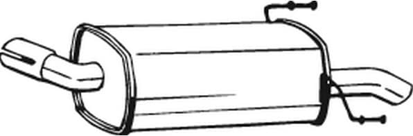 Rear Muffler 185-099