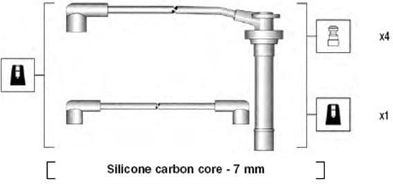 Ignition Cable Kit 941295040853