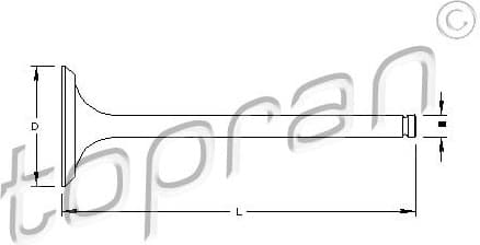 Intake Valve 700 653 - image 2