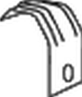 Mount, exhaust system 251-158