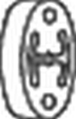 Mount, exhaust system 255-215