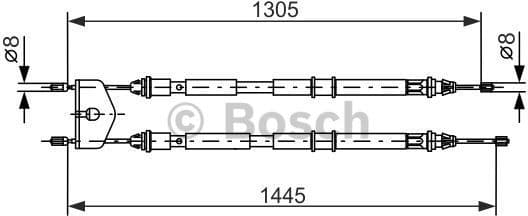 Cable Pull, parking brake 1 987 477 732