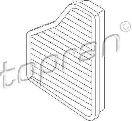 Filter, cabin air 400 213