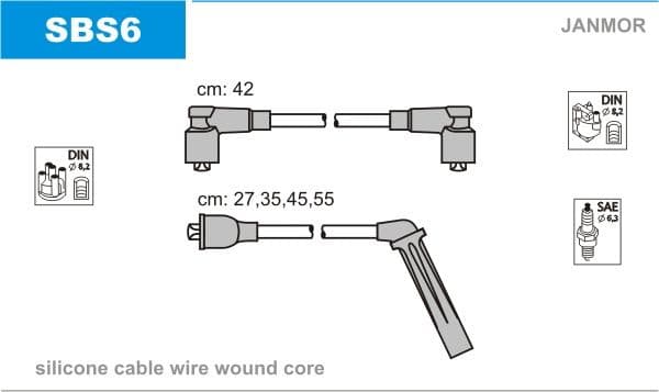 Ignition Cable Kit SBS6