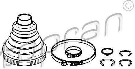 Bellow Kit, drive shaft 207 919