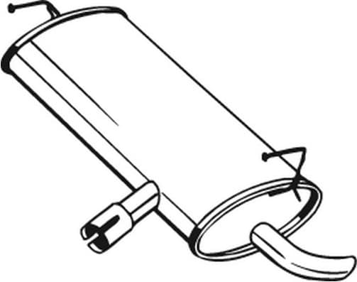 Rear Muffler 145-203