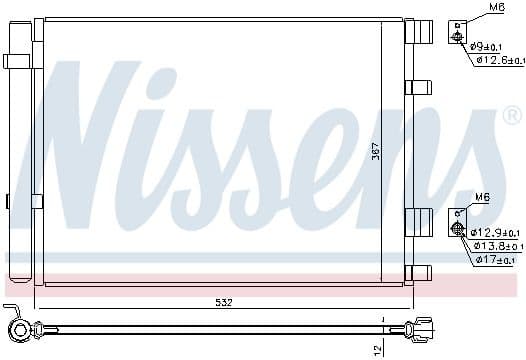 Condenser, air conditioning ** FIRST FIT ** 940425