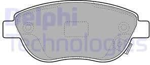 Brake Pad Set, disc brake LP1990