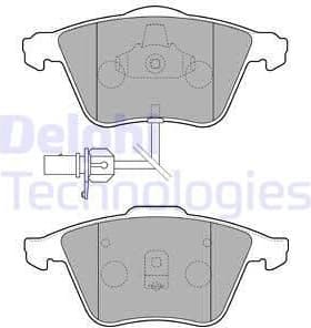 Brake Pad Set, disc brake LP1825