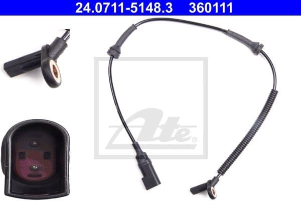Sensor, wheel speed 24.0711-5148.3