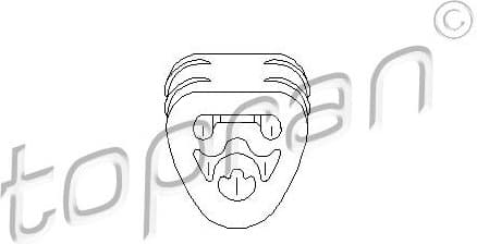 Mount, exhaust system 400 231