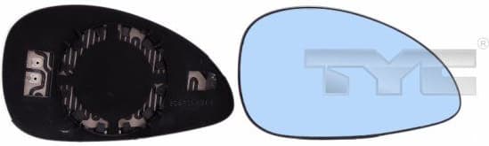 Mirror Glass, exterior mirror 305-0117-1