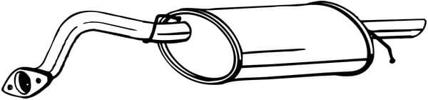 Rear Muffler 141-195