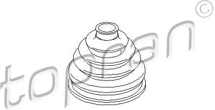 Bellow, drive shaft 500 609
