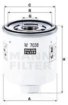 Oil Filter W 7038