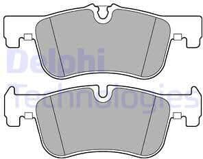 Brake Pad Set, disc brake LP2284