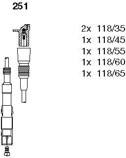 Ignition Cable Kit 251
