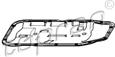 Baffle Plate, oil sump 201 309