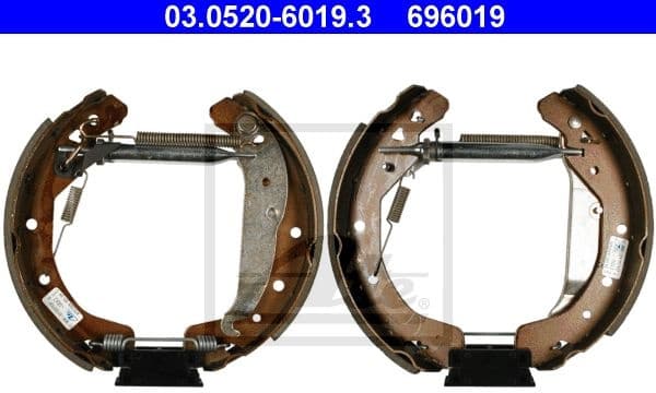 Brake Shoe Set Original ATE TopKit 03.0520-6019.3