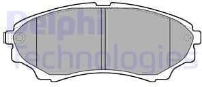 Brake Pad Set, disc brake LP2036