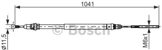 Cable Pull, parking brake 1 987 477 954