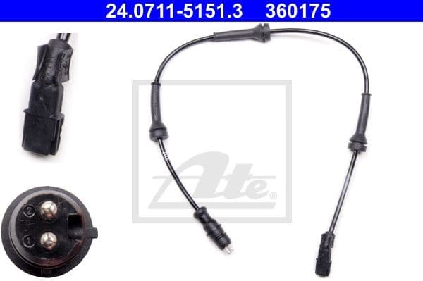 Sensor, wheel speed 24.0711-5151.3
