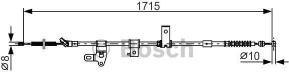 Cable Pull, parking brake 1 987 482 348