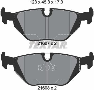 Brake Pad Set, disc brake Q+ 2160702