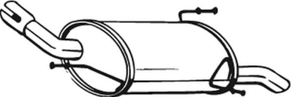 Rear Muffler 185-619