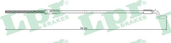 Cable Pull, parking brake C0329B