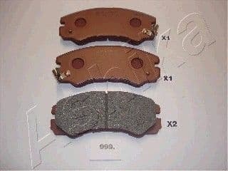 Brake Pad Set, disc brake 50-09-999