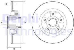 Brake Disc BG9132RS