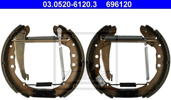 Brake Shoe Set Original ATE TopKit 03.0520-6120.3