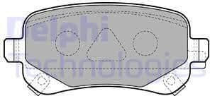 Brake Pad Set, disc brake LP2174