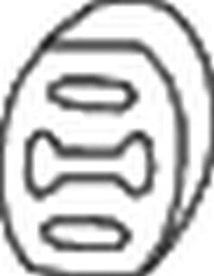 Mount, exhaust system 255-854