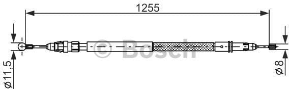 Cable Pull, parking brake 1 987 482 235