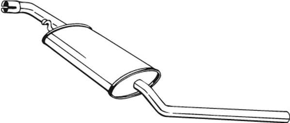 Centre Muffler 281-465