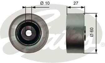 Deflection/Guide Pulley, V-ribbed belt DriveAlign™ T36392