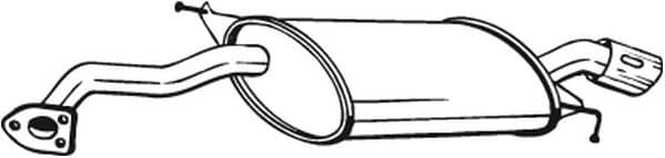 Rear Muffler 177-003