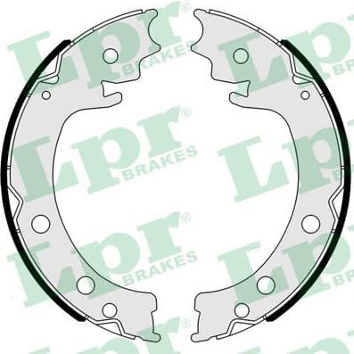 Brake Shoe Set, parking brake 01041
