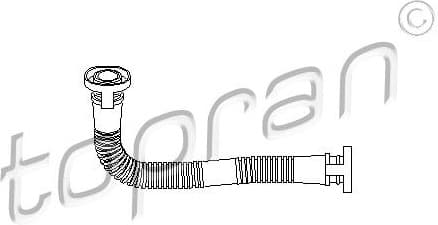 Hose, cylinder head cover ventilation 111 306 - image 2