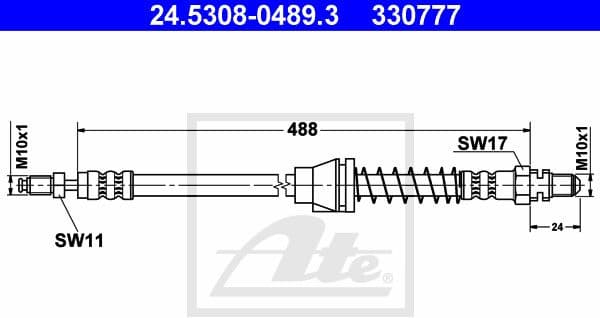 Brake Hose 24.5308-0489.3