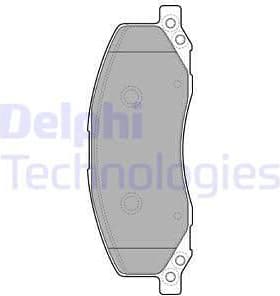 Brake Pad Set, disc brake LP2082
