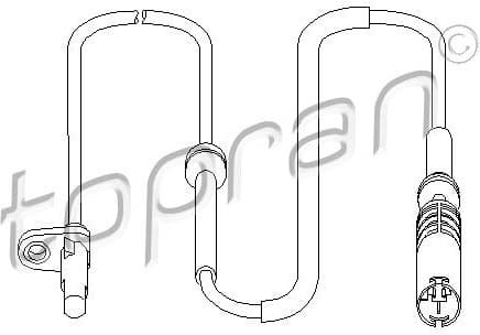 Sensor, wheel speed 501 463
