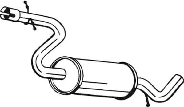 Centre Muffler 233-609