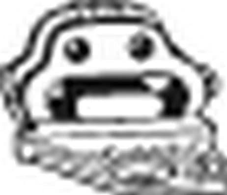 Mount, exhaust system 255-203