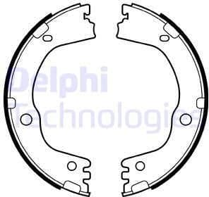 Brake Shoe Set, parking brake LS2081